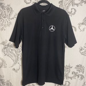 Mercedes emblem polo shirt men’s‎ Medium